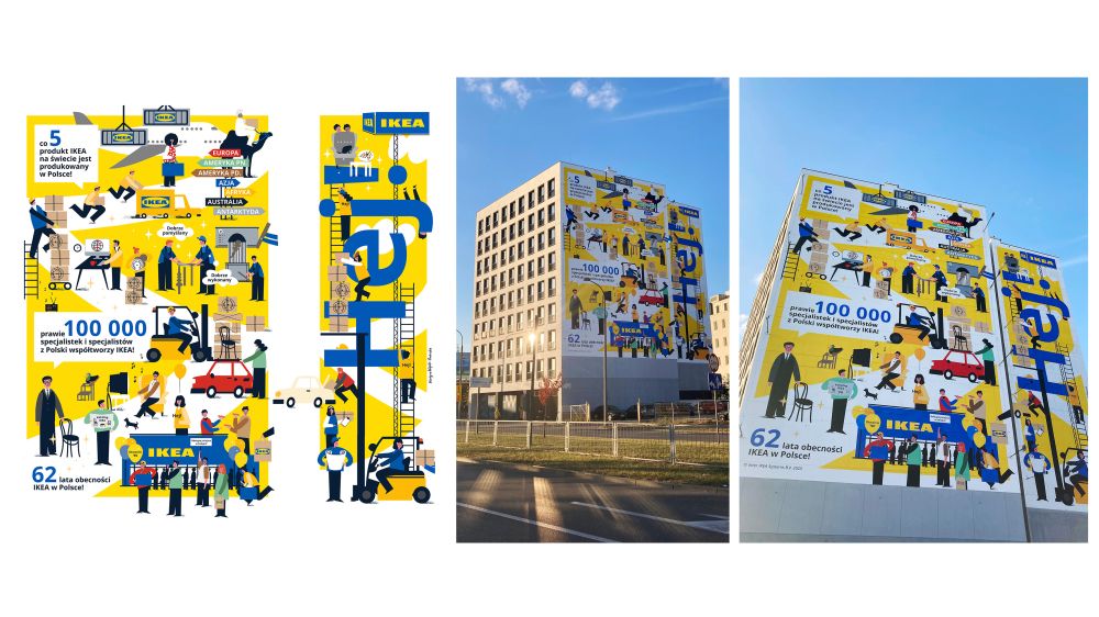 IKEA Murale Warszawa 1 realizacja