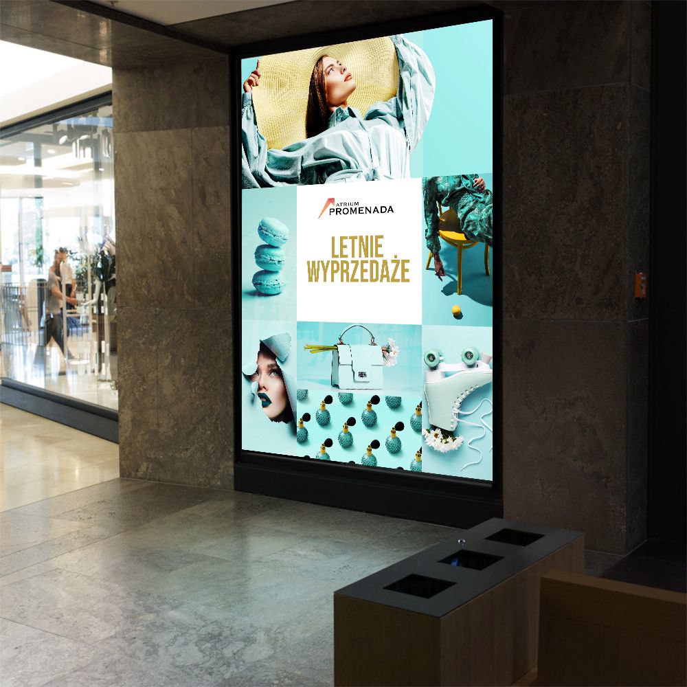 Atrium promenada centrum handlowe letnie wyprzedaże citylight
