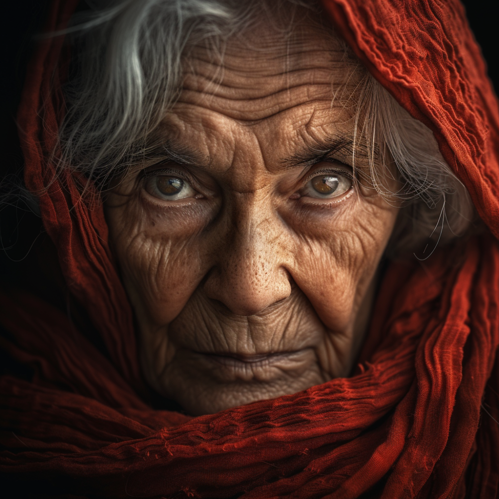 Ai for creativity old woman