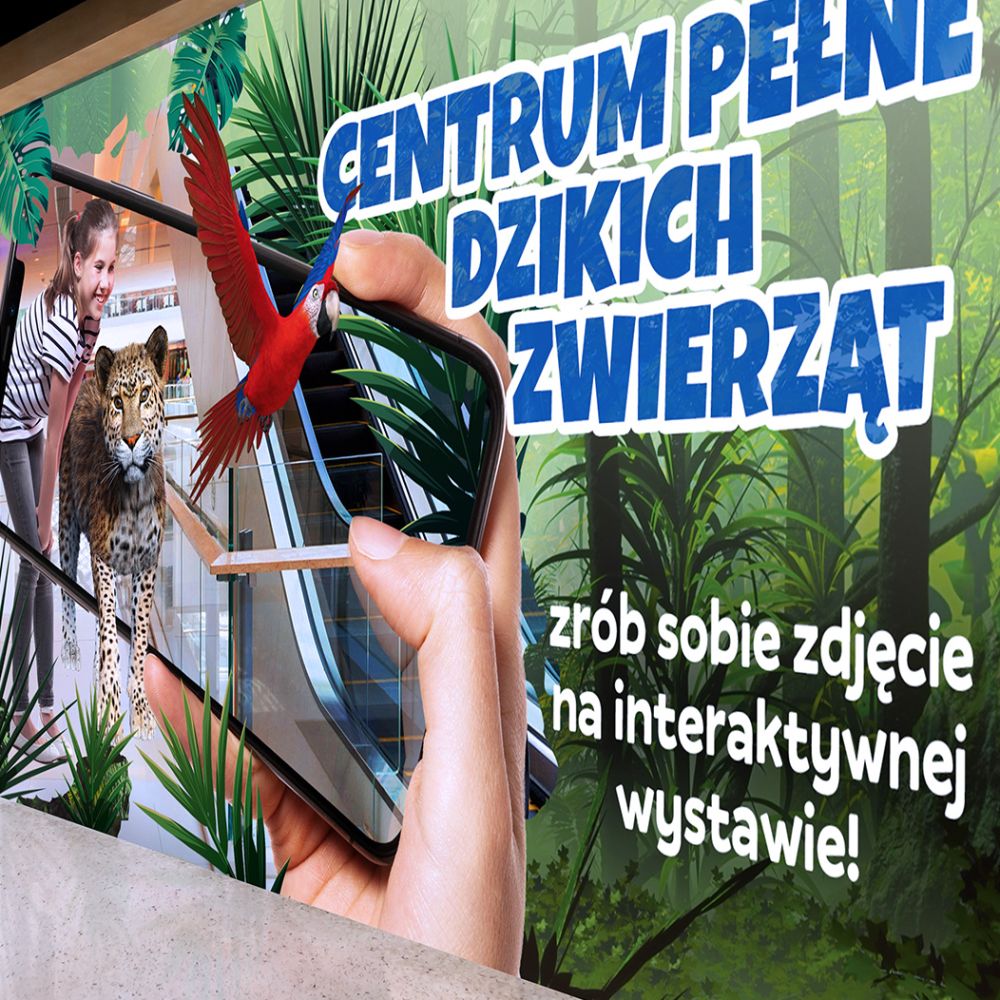 Atrium kolorowe centrum key visual 1 reklama wewnętrzna