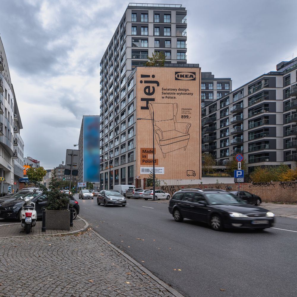 IKEA Hej! IKEA Murale Karton Warszawa dzień realizacja