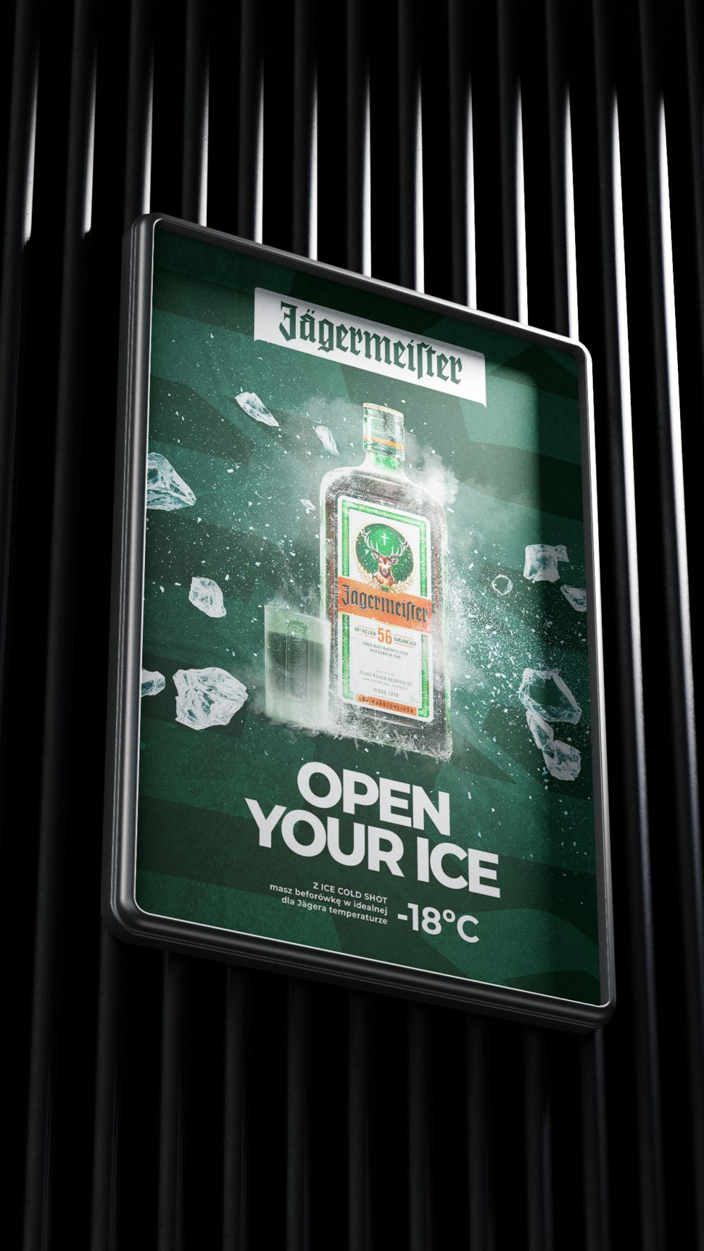 Jagermeister key visual reklama zewnętrzna