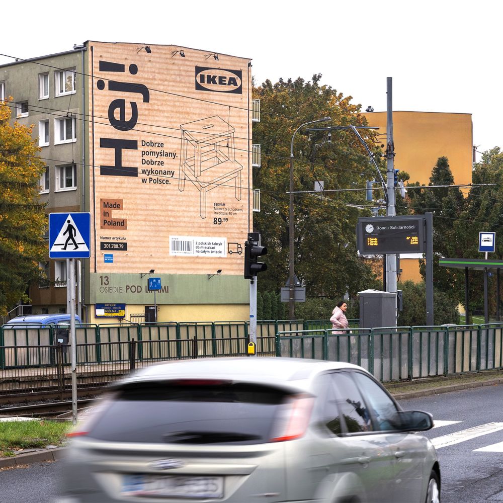 IKEA Hej! IKEA Murale Karton Poznań dzień realizacja