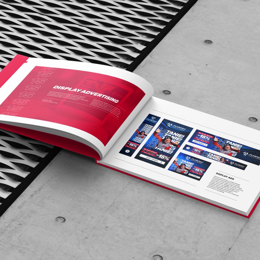 Flyspot brand book reklamy digitalowe