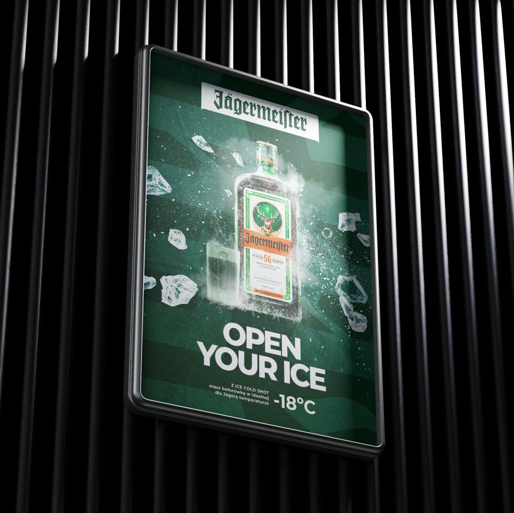 Jagermeister key visual reklama zewnętrzna