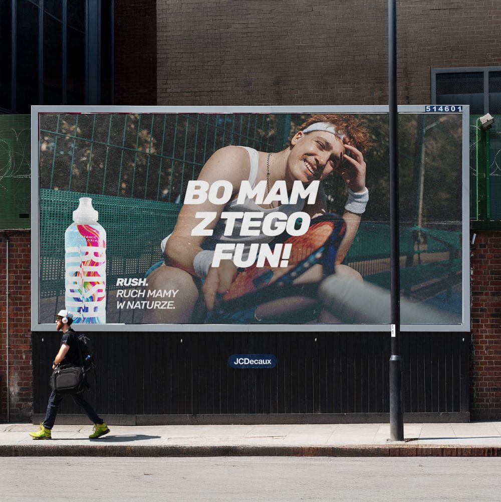 Essa RUSH reklama zewnętrzna billboard 1