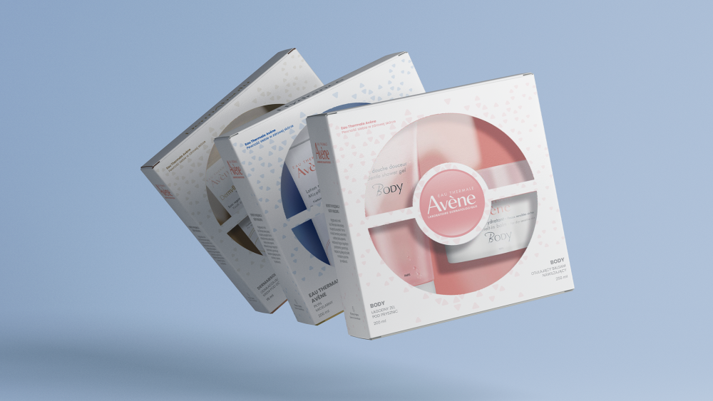 Avene opakowanie zestaw mockup 2