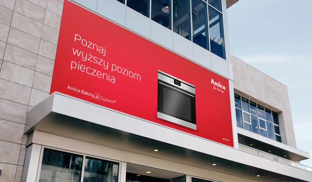 Amica reklama zewnętrzna produktowa