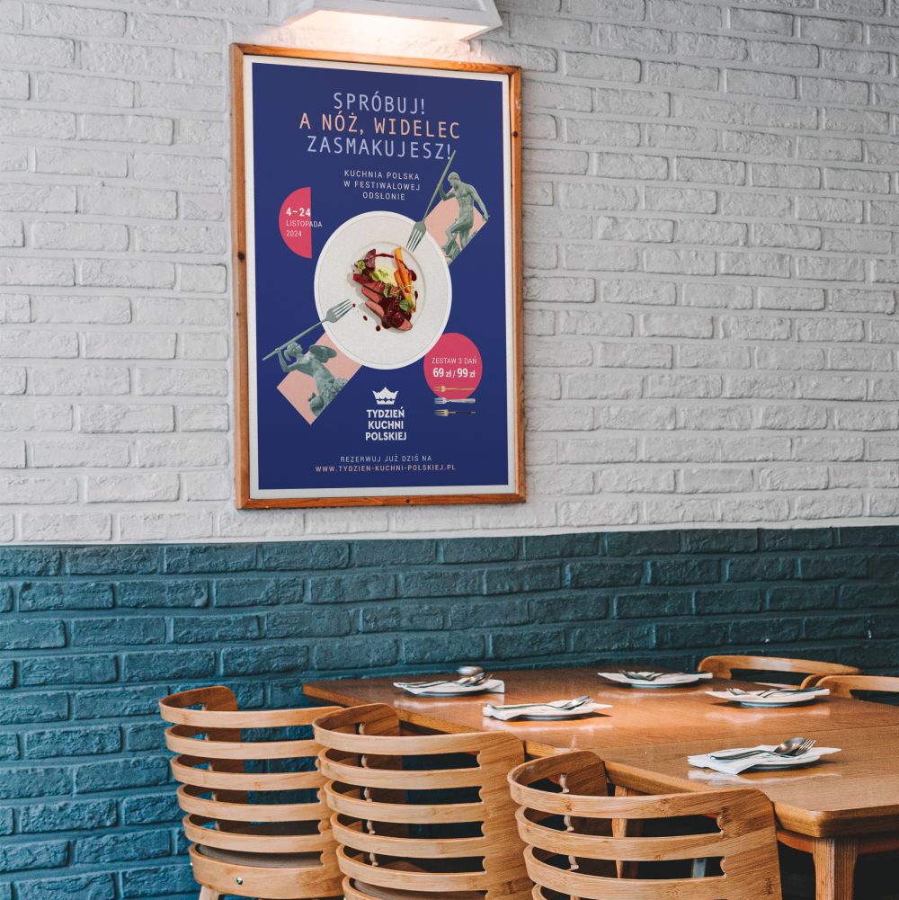 Makro tydzień kuchni polskiej plakat restauracja