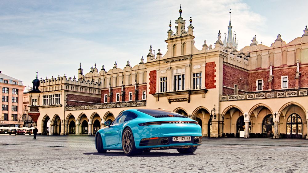 Porsche Kampanie Key visuale Kraków header