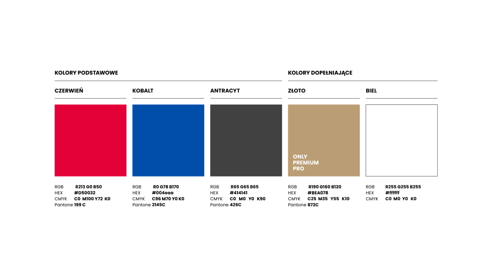 Flyspot brand book kolorystyka