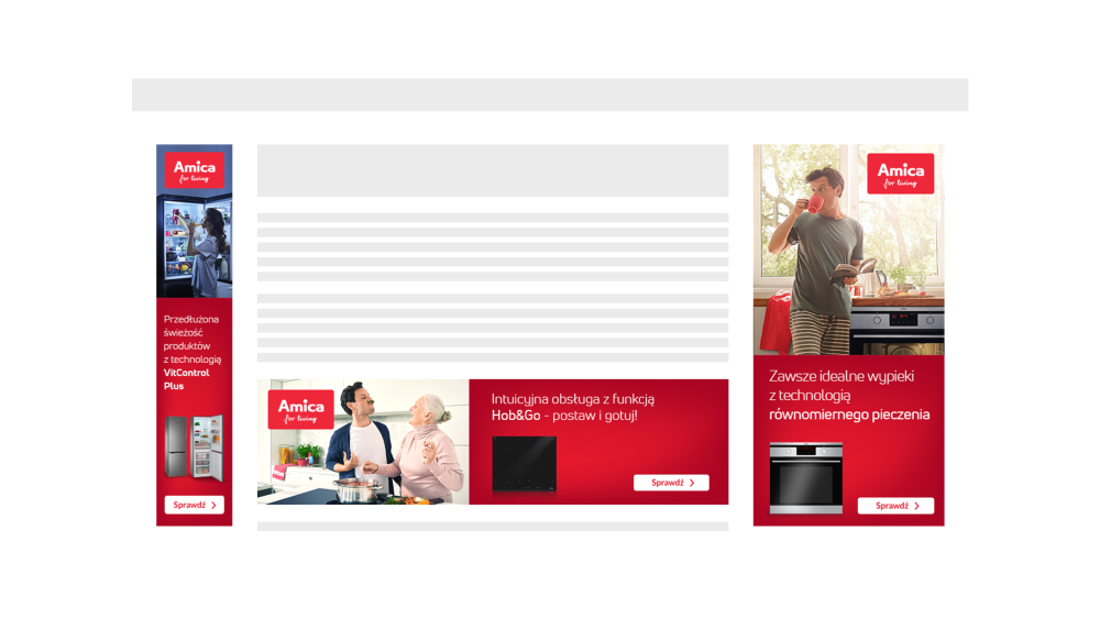 Amica reklamy digitalowe