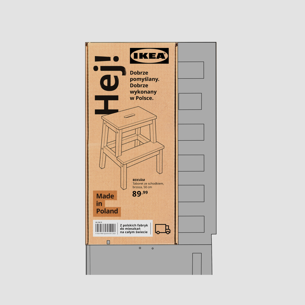 IKEA Hej! IKEA Murale Karton BEKVAM