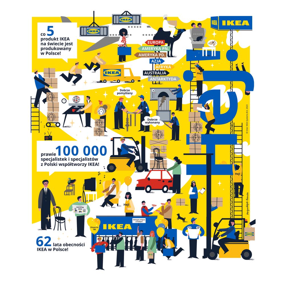 IKEA Hej! IKEA Murale  WARSZAWA 2