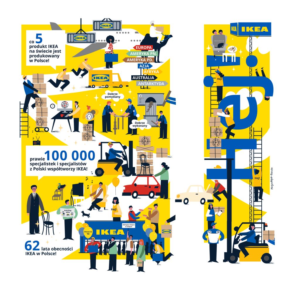 IKEA Hej! IKEA Murale WARSZAWA 1