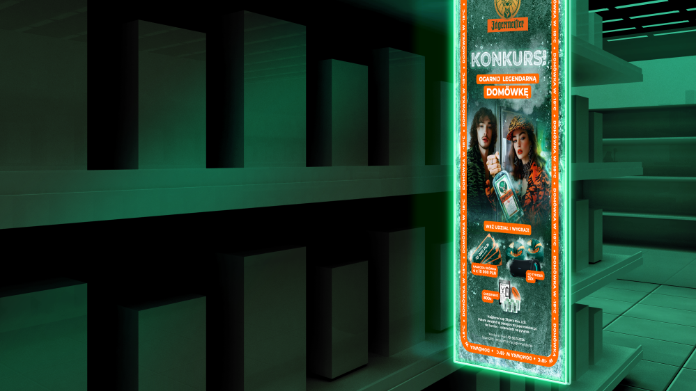 Jagermeister Zapoluj na nagrody naklejka  sklep shelfstoper