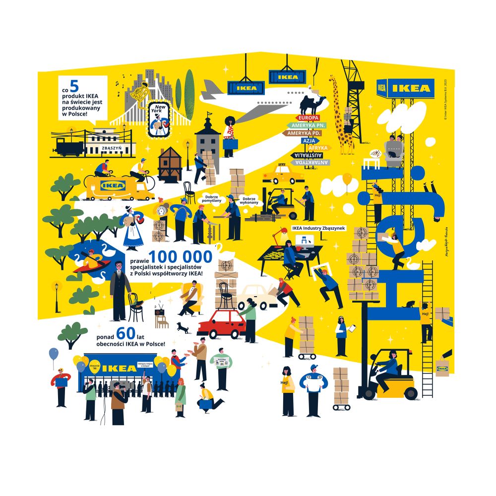 IKEA Hej! IKEA Murale ZBĄSZYŃ