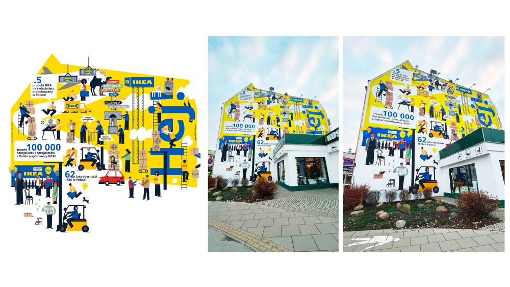  IKEA Murale Bydgoszcz realizacja