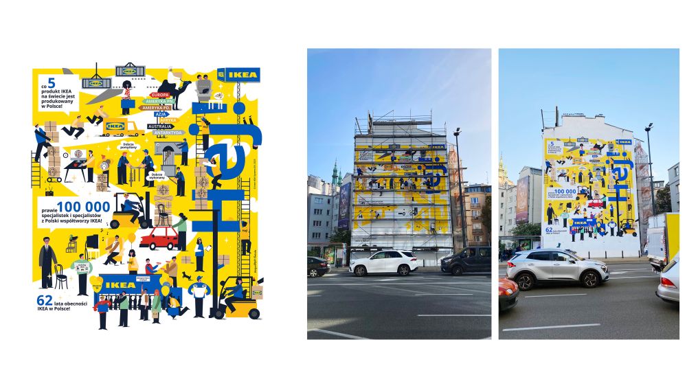  IKEA Murale Warszawa 2 realizacja