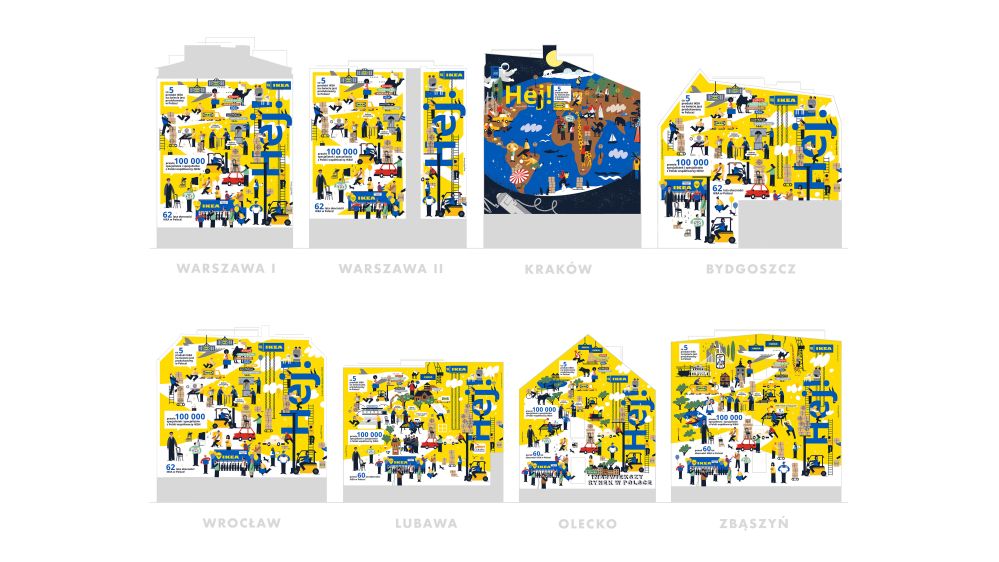 IKEA Hej! IKEA Murale Set