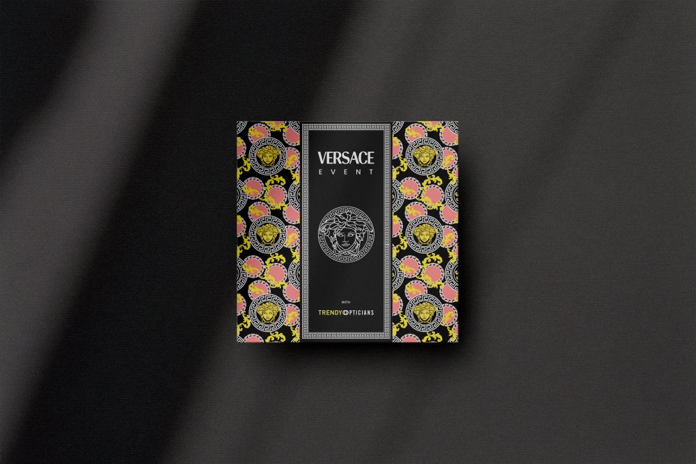 Versace Trendy Opticians zaproszenie