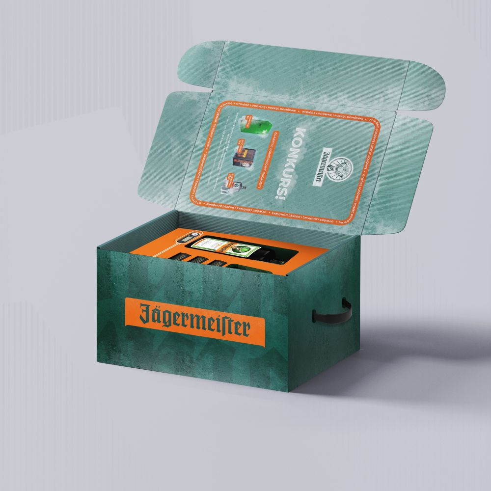 Jagermeister Zapoluj na nagrody opakaowanie Home Party Pack inlay
