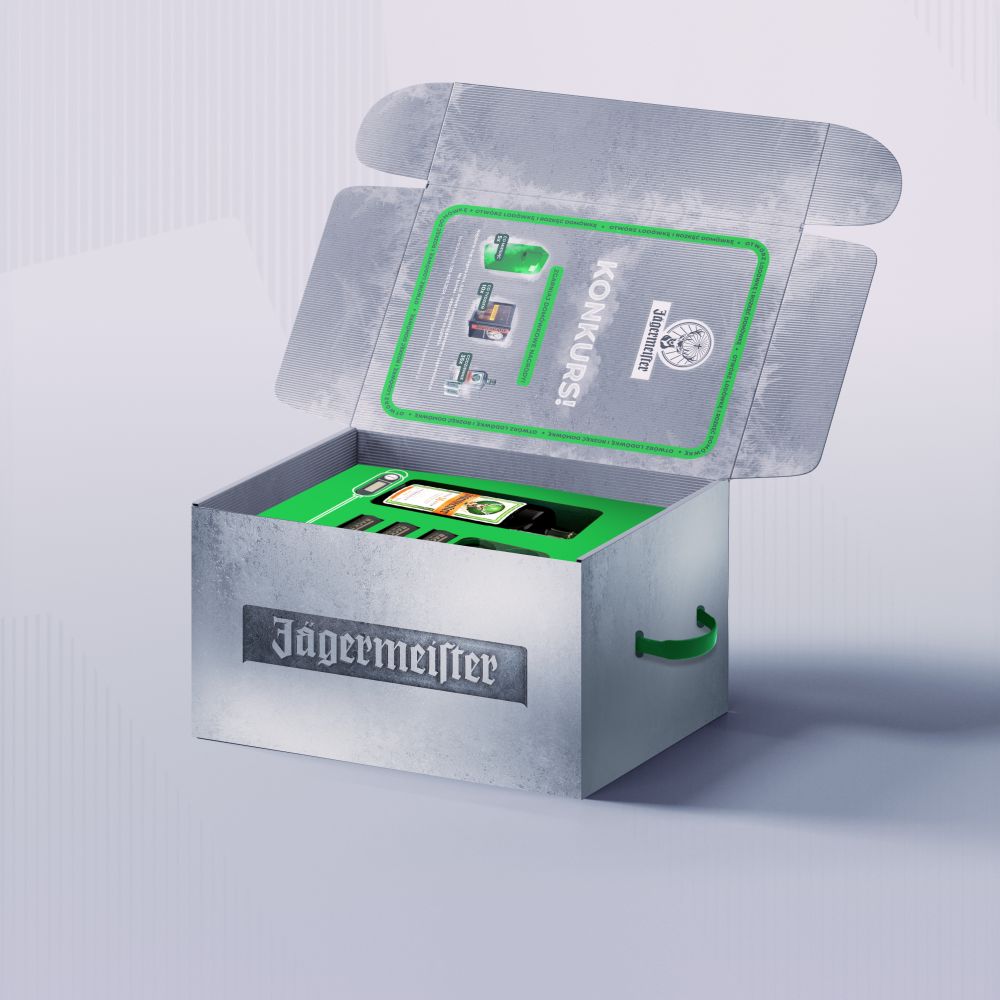 Jagermeister Zapoluj na nagrody opakaowanie Home Party Pack Limited inlay