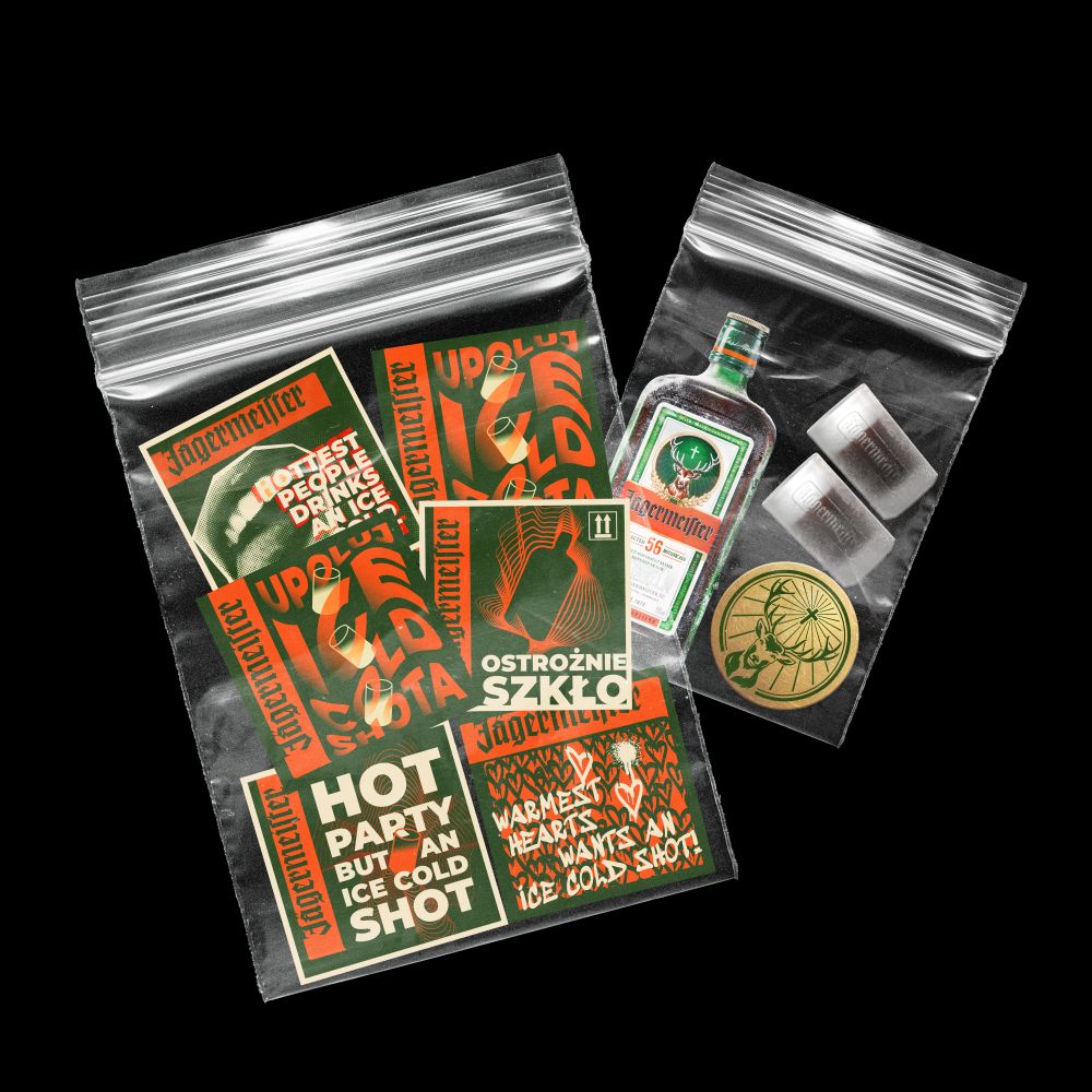 Jagermeister Zapoluj na nagrody naklejki i magnesy