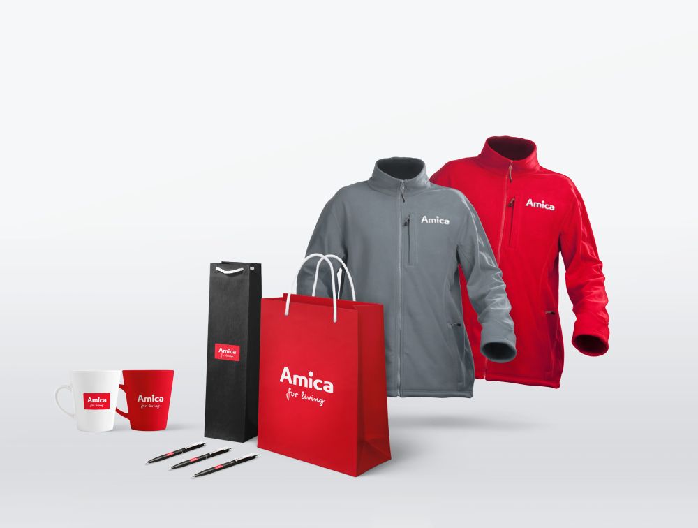 Amica materiały promocyjne firmowe