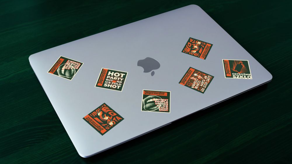 Jagermeister Zapoluj na nagrody naklejki laptop
