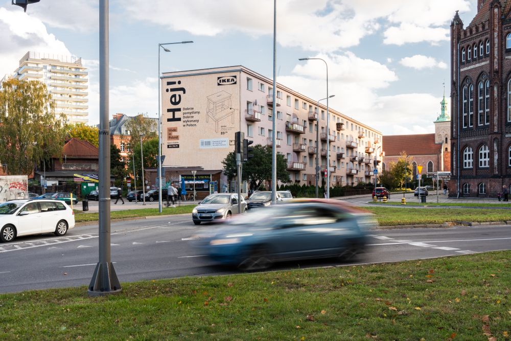 IKEA Hej! IKEA Murale Karton Gdańsk dzień realizacja 2
