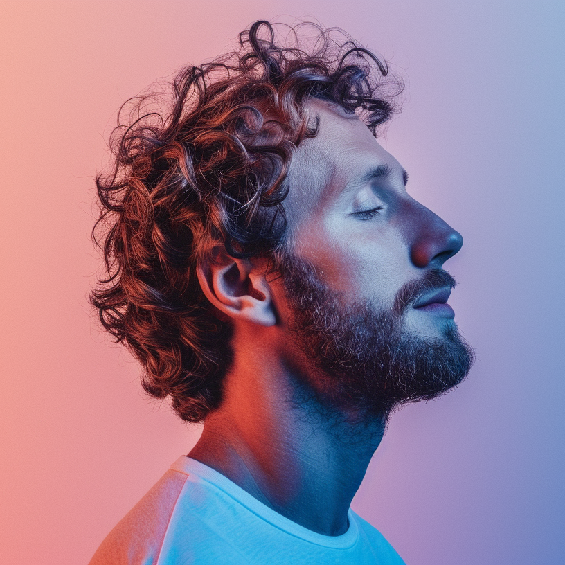 Ai for creativity portrait man
